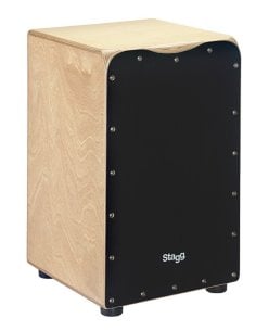STAGG CAJ-50M-BK CAJON BETULLA FRONTALE NERO