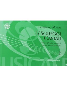 MANZI 57 SOLFEGGI  CANTATI MANOSCRITTI VOLUME 2