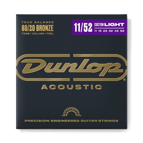 Dunlop DAB1152 Acoustic 80/20 Bronze, Medium Light Set/6