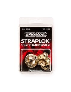 Dunlop SLS1032BR Straplok Dual Design Strap Retainer System, Brass