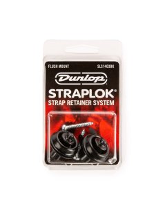 Dunlop SLS1403BK Straplok Flush Mount Strap Retainer System, Black