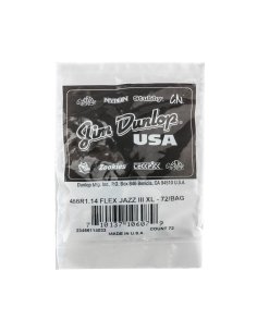 Dunlop 466R114 Tortex Flex Jazz III XL 1.14 mm Bag/72