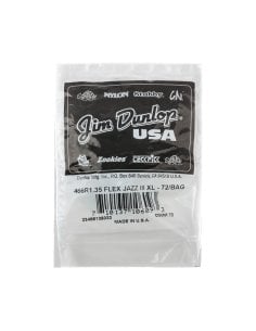 Dunlop 466R135 Tortex Flex Jazz III XL 1.35 mm Bag/72