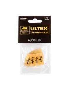 Dunlop 9072P ULTEX THUMB PICK MEDIUM-PLAYER'S CONFEZIONE DA 4