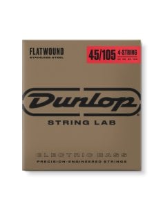 Dunlop DBFS45105 Corde Flatwound per basso 45-105 Medium-4/Set