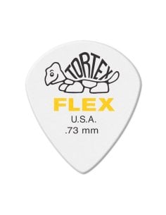 Dunlop 466R073 Tortex Flex Jazz III XL .73 mm Bag/72