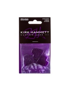 Dunlop 47PKH3NPS Kirk Hammett Purple Sparkle Jazz III Player's Pack/6