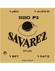 Savarez 520P3 Set con Alti Avvolti in Plastica
