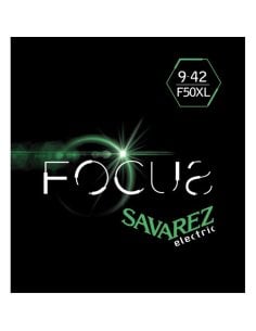 Savarez F50XL Corde Focus per Chitarra Elettrica 9-42, Set/6