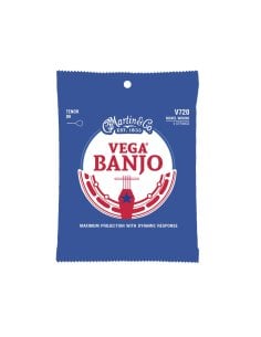 Martin & Co. V720 Vega Banjo Strings Tenor Nickel Wound