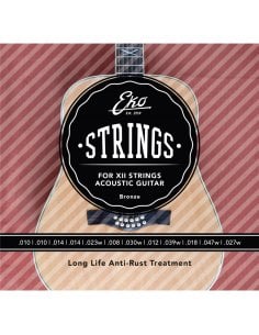 Eko Guitars Corde Chitarra Acustica XII Bronze 10-47 Light Set/12
