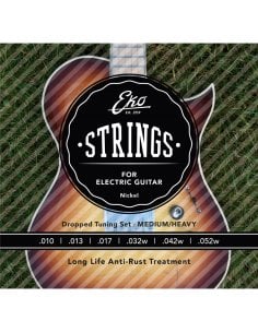 Eko Guitars Corde Chitarra Elettrica 10-52 Light Top Heavy Bottom Set/6
