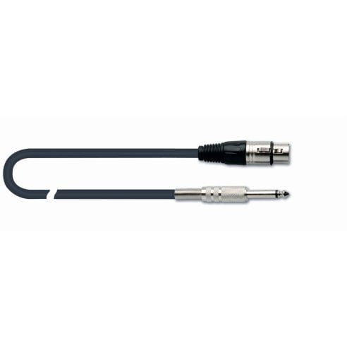 Quik Lok MX/777-9 Cavo XLR Femmina/Jack Mono