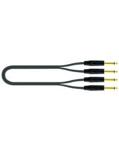 Quik Lok JUST/KEY-6 - 2 Jack Mono/2 Jack Mono