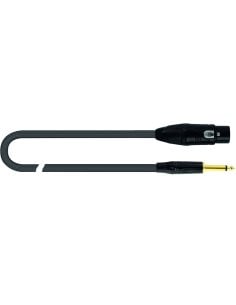 Quik Lok JUST/FJM-10 XLR Femmina/Jack Mono