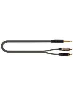 Quik Lok JUST/JS2RCA-1 Jack Stereo/2 RCA Maschio