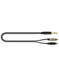 Quik Lok JUST/JS2RCA-2 Jack Stereo/2 RCA Maschio
