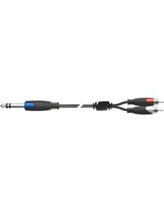 Quik Lok SX/12-3K Jack Stereo/2 RCA Maschio
