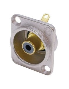 Quik Lok NC/372 BK RCA femmina da pannello Neutrik