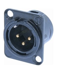 Quik Lok NC/353 GD XLR 3 poli maschio Neutrik