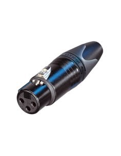 Quik Lok NC/354 BG XLR 3 poli femmina Neutrik nero