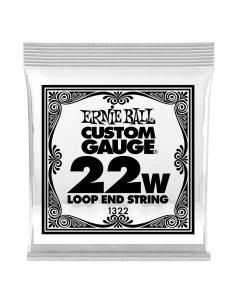 Ernie Ball 1322 Stainless Steel Wound Loop End .022