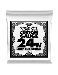 Ernie Ball 1324 Stainless Steel Wound Loop End .024
