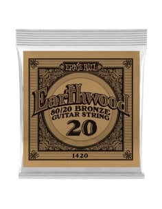 Ernie Ball 1420 Earthwood 80/20 Bronze .020