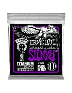 Ernie Ball 3120 RPS Coated Titanium Power Slinky 11-48
