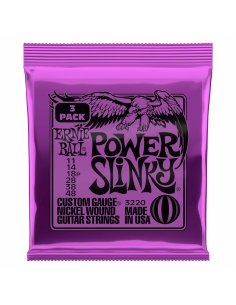 Ernie Ball 3220 Nickel Wound Power Slinky 11-48 - 3 Set
