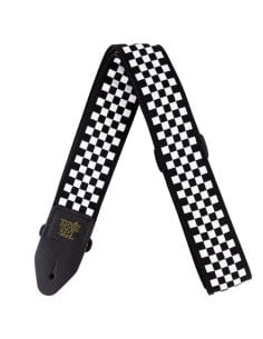 Ernie Ball 4149 Tracolla Black and White Checkered Jacquard