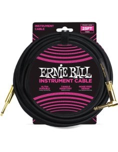 Ernie Ball 6058 Cavo Braided Black/Black 7,62 m