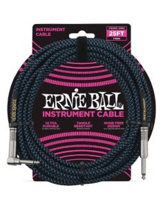 Ernie Ball 6060 Cavo Braided Black/Blue 7,62 m