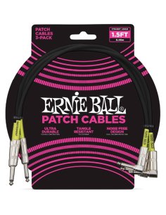 Ernie Ball 6076 Cavo Patch Black 46 cm 3 pz