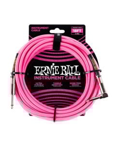 Ernie Ball 6083 Cavo Braided Neon Pink 5,49 m