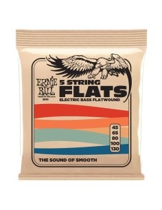 Ernie Ball 2810 Flatwound 5 Corde 45-130