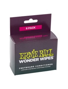 Ernie Ball Fretboard Conditioner Wonder Wipes Confezione da 6
