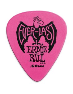 Ernie Ball 9179 Plettri Everlast Pink 0.60mm Busta da 12
