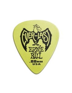 Ernie Ball Plettri Everlast Green 0.88mm Busta da 12