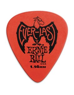 Ernie Ball 9194 Plettri Everlast Red 1.14mm Busta da 12