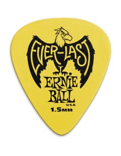 Ernie Ball 9195 Plettri Everlast Yellow 1.5mm Busta da 12