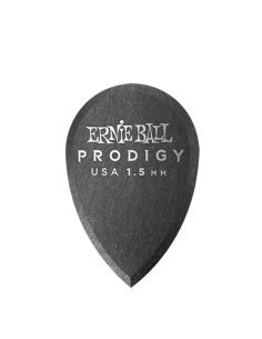 Ernie Ball 9330 Plettri Prodigy Teardrop Black 1,5mm Busta 6
