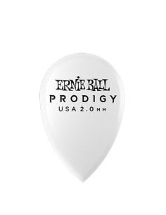 Ernie Ball 9336 Plettri Prodigy Teardrop White 2,0mm Busta 6