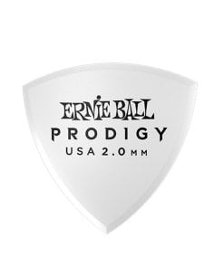 Ernie Ball 9337 Plettri Prodigy Shield White 2,0mm Busta 6