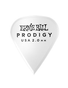 Ernie Ball 9341 Plettri Prodigy Sharp White 2,0mm Busta 6