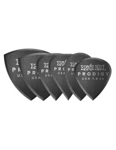 Ernie Ball 9342 Plettri Prodigy Multipack Black 1,5 mm Busta 6