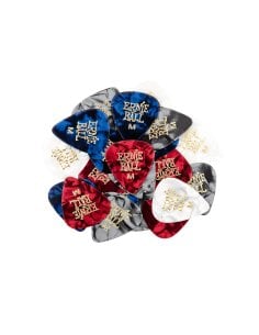 Ernie Ball Plettri Perloid Assortiti Medium Busta da 144