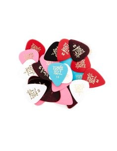 Ernie Ball Plettri Standard Colori e Spessori Assortiti Busta da 144