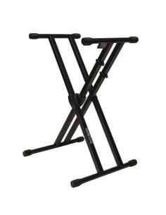 Quik Lok T/550 supporto a "X" per tastiera a doppio telaio