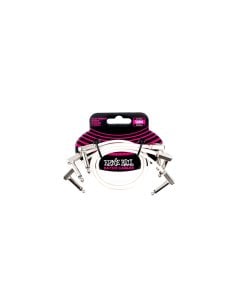 Ernie Ball 6386 Flat Ribbon Patch Cable White 30.48cm 3Pk